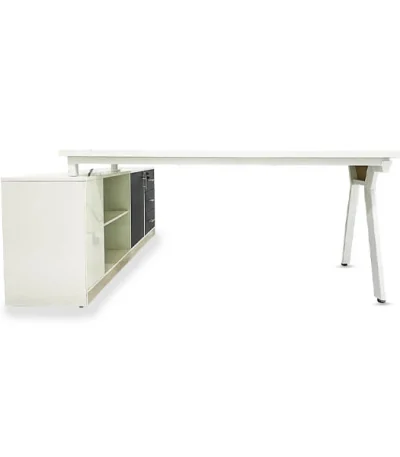 Solid Wood Modern Executive Desk