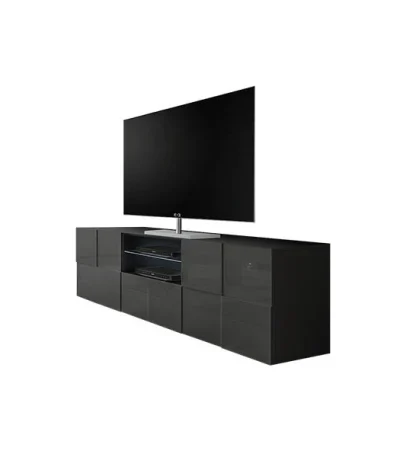 led tv table stand wooden
