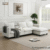 Buy Modern White L Shape Sofa Lahore