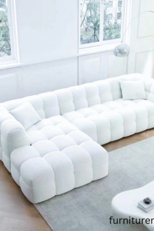 Discounted White L-Shaped Sofa Sets Lahore