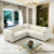 White L Sofa For Minimalist Homes Lahore