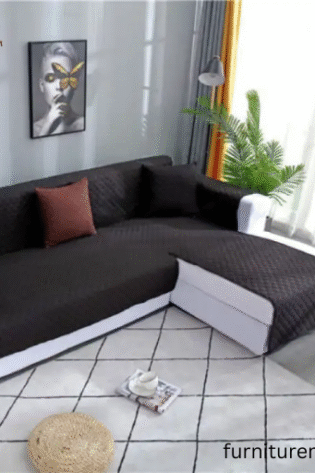 5 Seater Black L Shape Sofa Set For Price In Lahore DHA