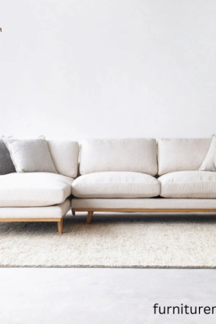 Luxury White L Sofa Set In Lahore